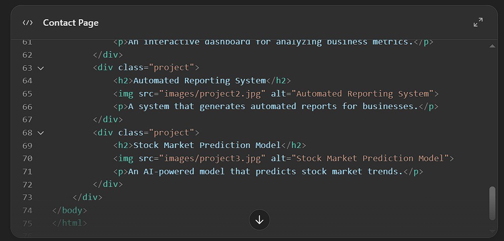 Data Analytics Dashboard